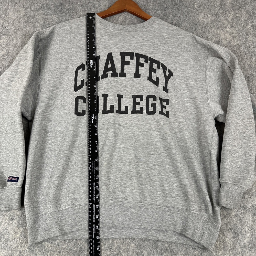 VTG Chaffey College Sweatshirt Adult L Gray Jansport California Beverly Cleary - Picture 5 of 7